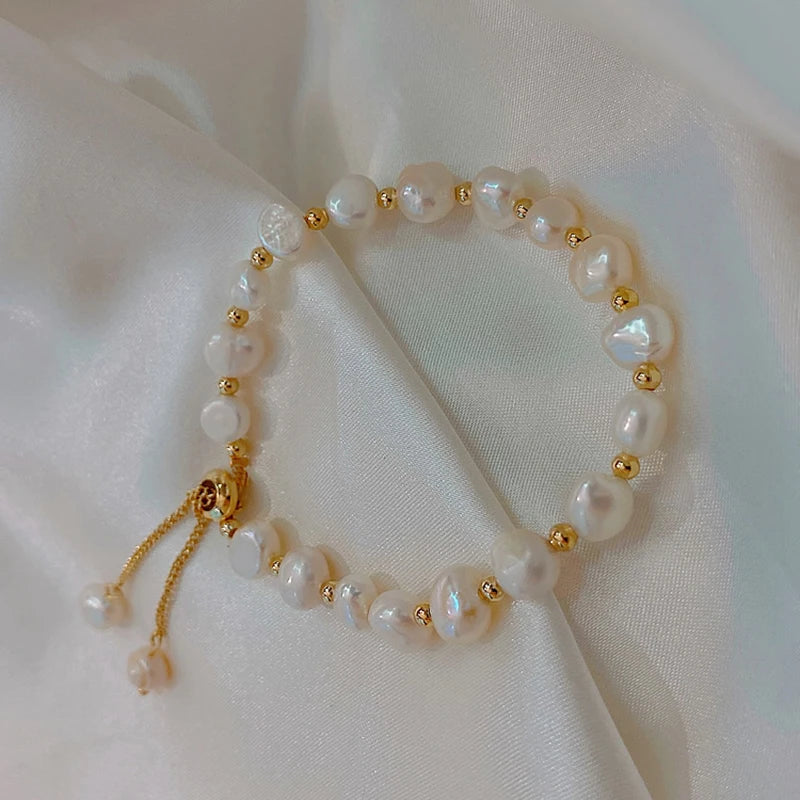 Baroque Freshwater Pearl Luxury Bracelet