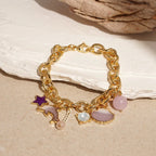 Ocean-Style Charm Bracelet
