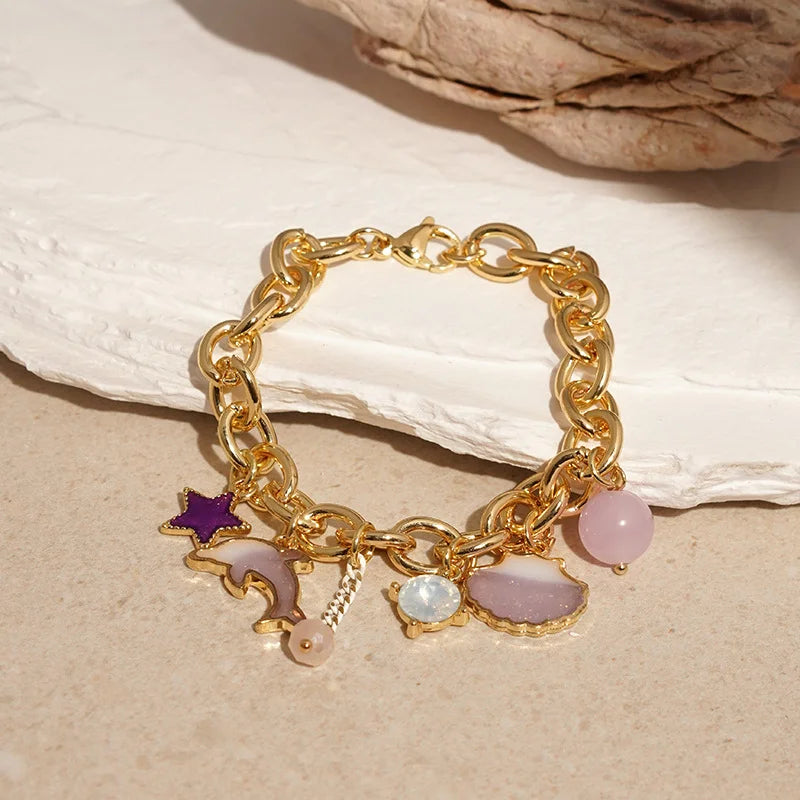 Ocean-Style Charm Bracelet