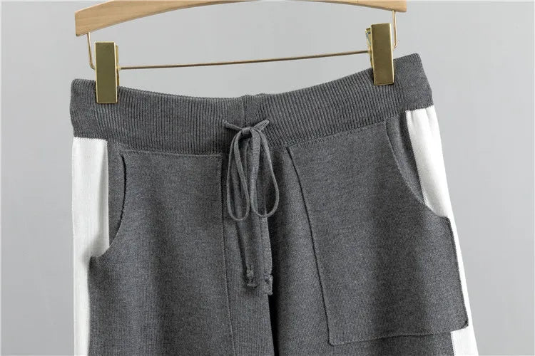 Sporty 2-Piece Knitted Set